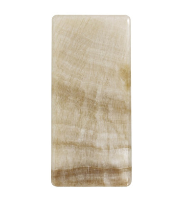 White onyx sushi plate 30 x 14 x 4