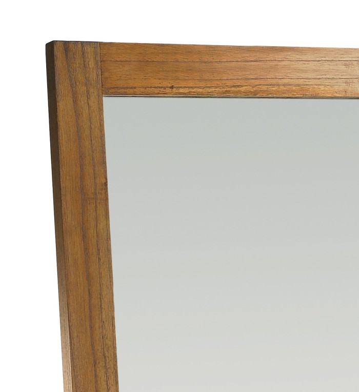 STAR - Brown wood stand mirror 50 x 6 x 160