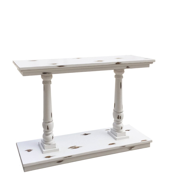 Console rustique en mindi 120 x 30 x 80