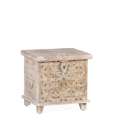 ALHAMBRA - Baule ausiliario in mango 40 x 33 x 38