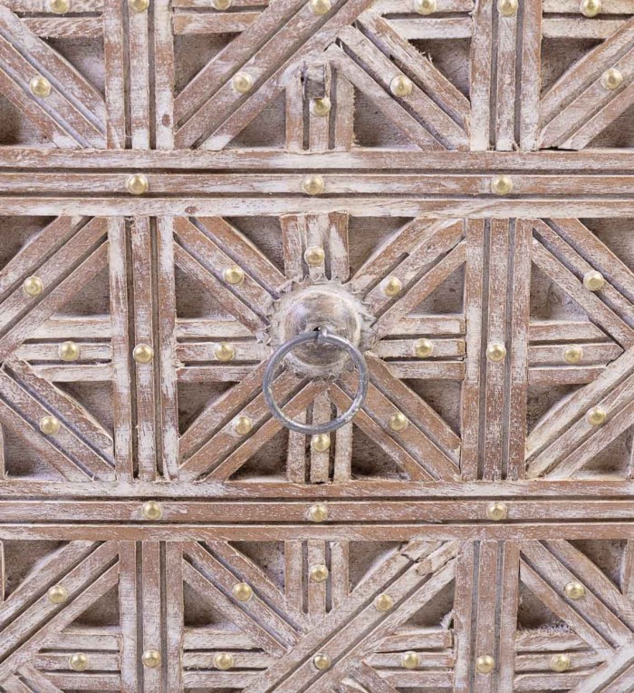 ALHAMBRA - Baule ausiliario in mango 40 x 33 x 38
