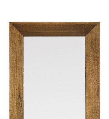 STAR - Brown wood mirror 80 x 150