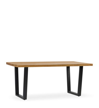 MADHU - Mindi and iron dining table 180 x 90 x 78