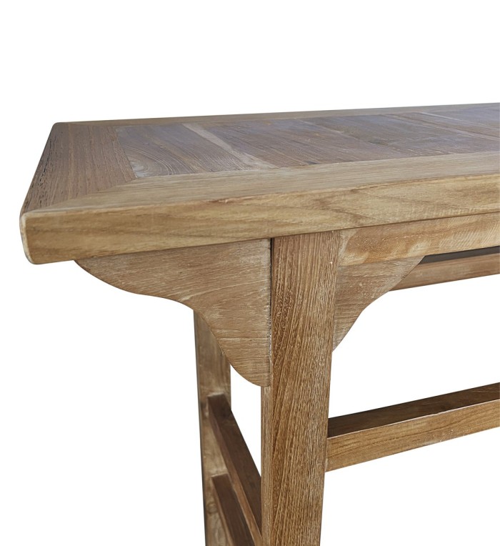 Natural teak console 120 x 40 x 80