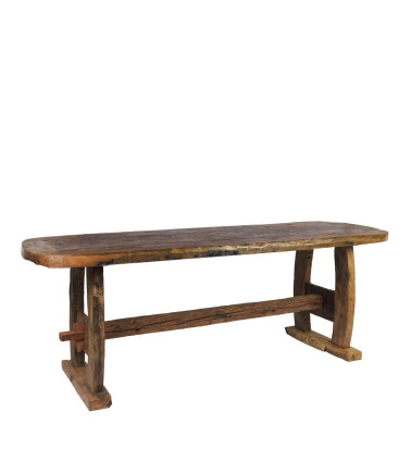 Recycled teak table 220 x 90 x 78