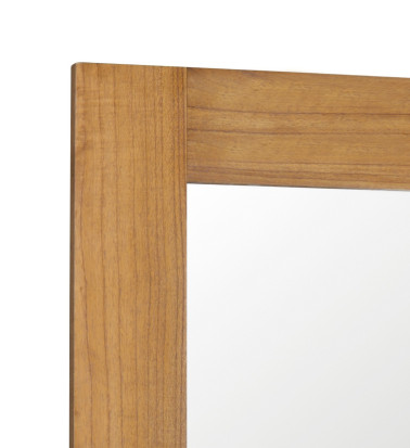 MADHU - Brown wood mirror 80 x 100