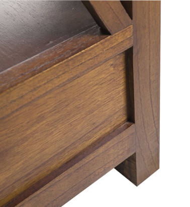 STAR - Mindi wood bookcase 80 x 35 x 165