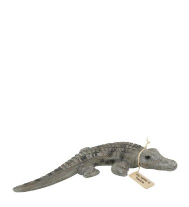 Francis Suar wood crocodile 48 x 23 x 7