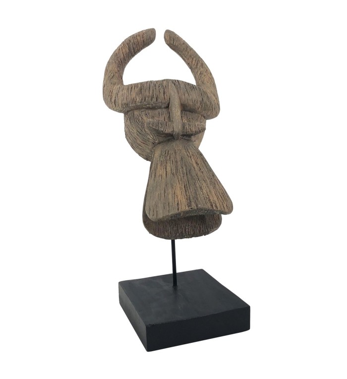 ETHNIC - FIGURA DE VIKING COM BASE 28 x 35 x 60