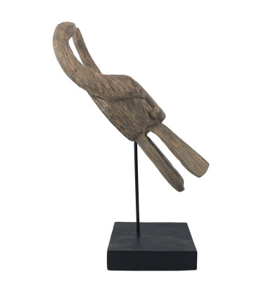 ETHNIC - FIGURA DE VIKING COM BASE 28 x 35 x 60