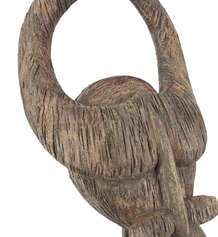 ETHNIC - FIGURA DE VIKING COM BASE 28 x 35 x 60