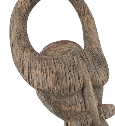 ETHNIC - FIGURA DE VIKING COM BASE 28 x 35 x 60