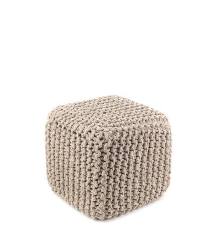 SINTRA - WOLLE POUF 40 X 40 X 40