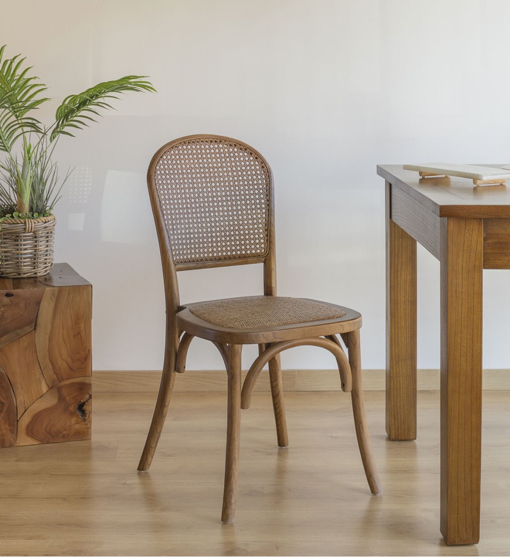 MANILA - Sedia in rovere e rattan 45 x 54 x 89 MANILA - Sedia in rovere e rattan 45 x 54 x 89