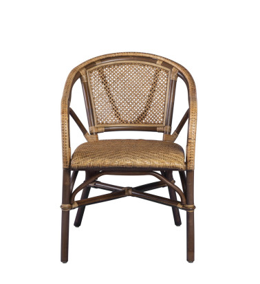 BISTRO - Rattan armchair 56 x 62 x 80