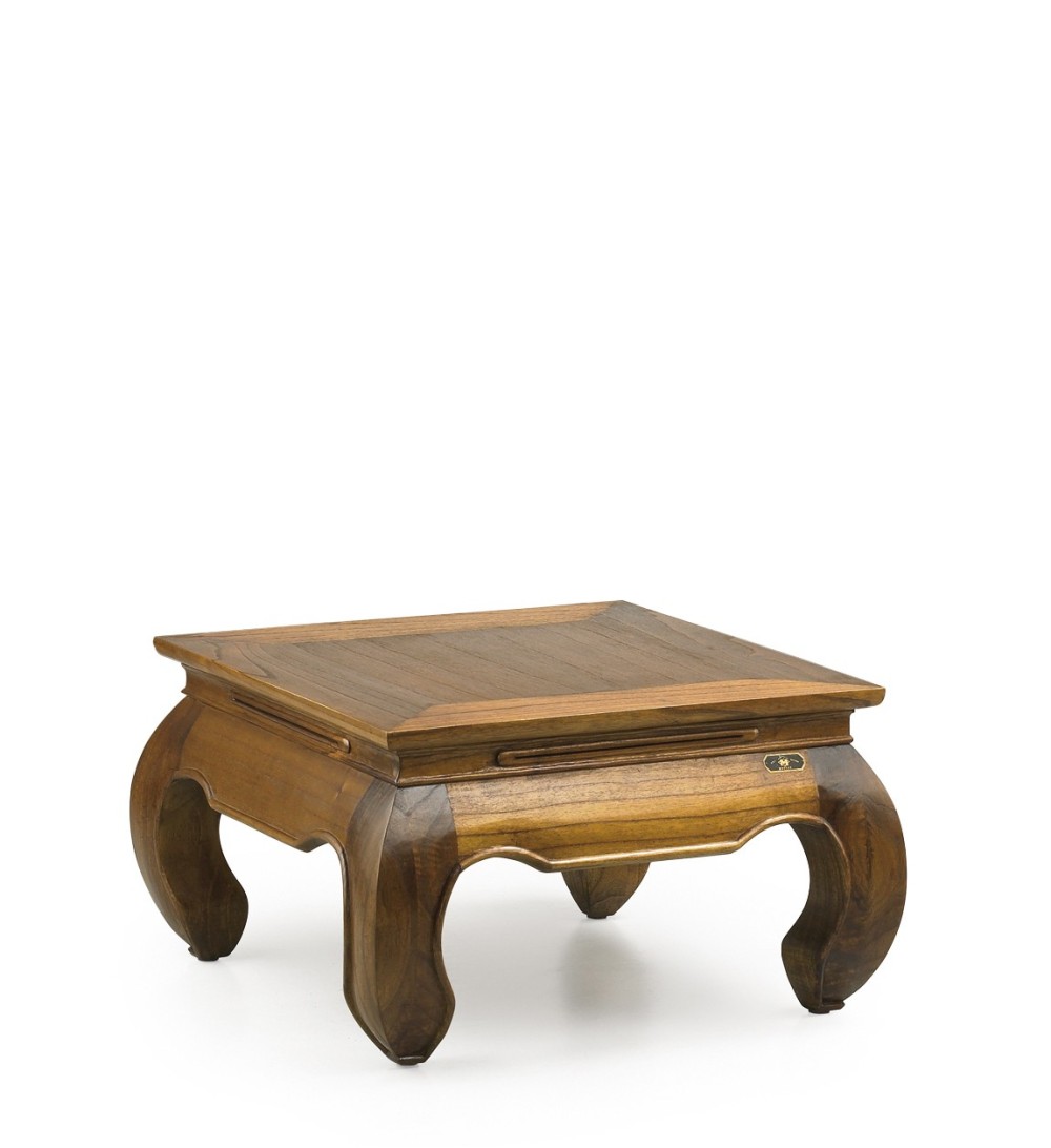 STAR - Mesa de centro en mindi 60 x 60 x 40
