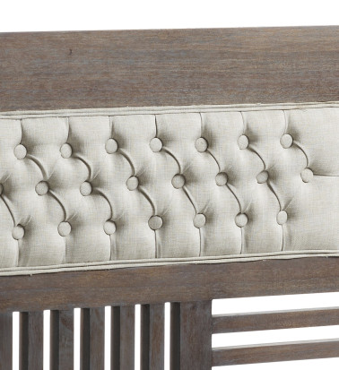 SPARTAN - Wooden headboard in brown 165 x 135