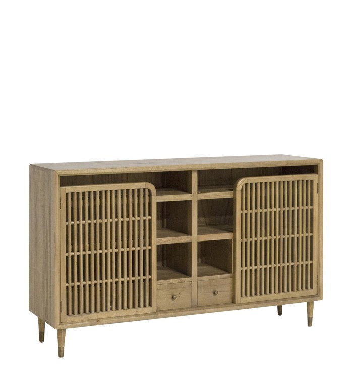 OSLO - Credenza in legno mindi 150 x 40 x 90