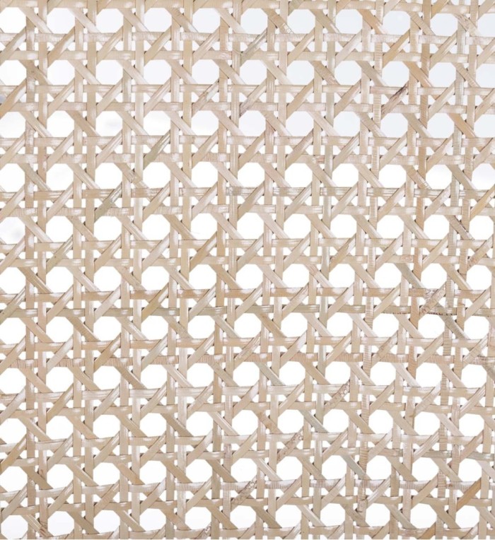 Sillón tapizado de teca y ratán 56 x 59 x 87