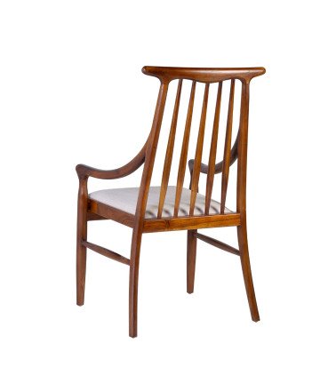 Teak Upholstered armchair 57 x 56 x 100