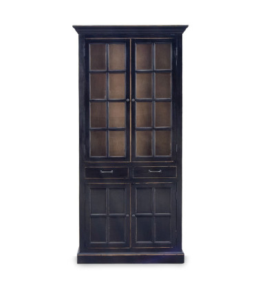 CORDOBA - Vitrine em madeira de pinho 100 x 45 x 205