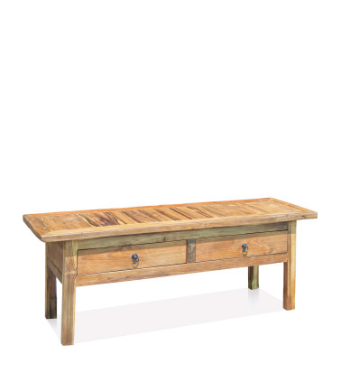 Table basse en teck 130 x 40 x 50