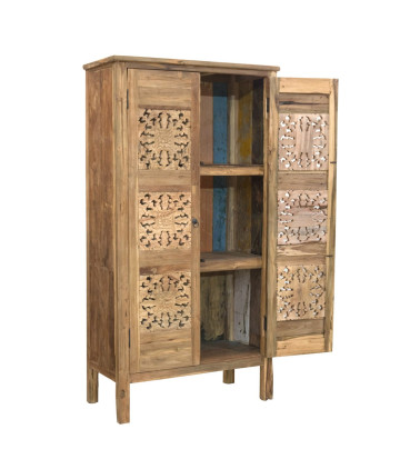 Armoire en bois recyclé 95 x 47 x 180