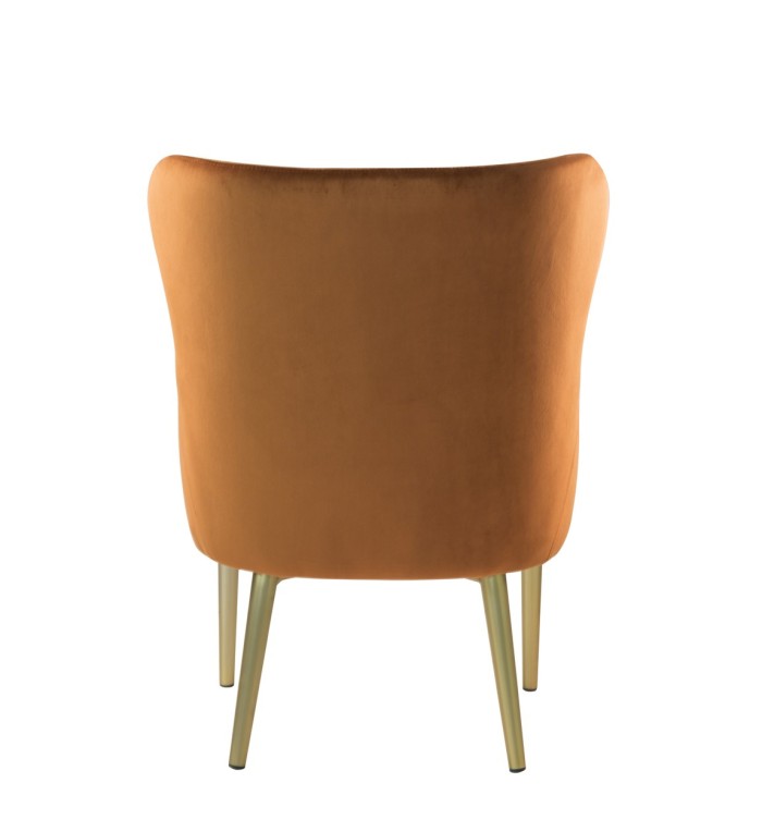 MELISSA - Fauteuil en fer et polyester 70 x 63 x 86