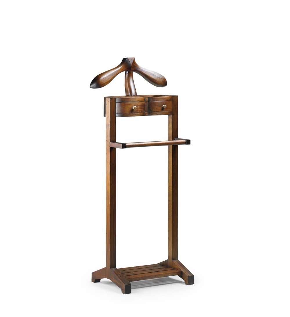 FLAMINGO - Mahogany valet stand 47 x 34 x 122