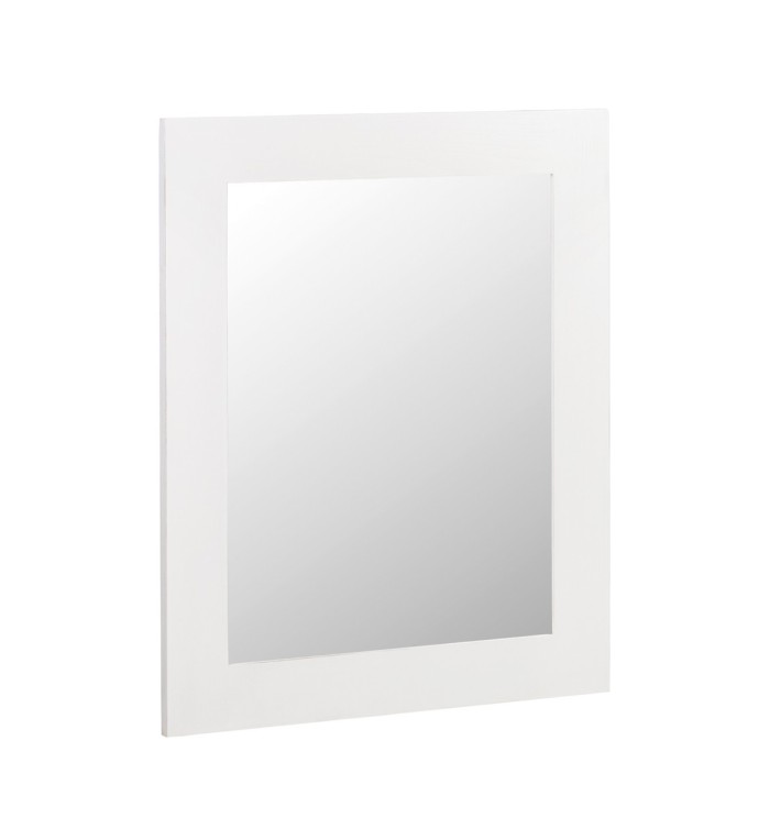 EVEREST - Miroir en bois blanc 90 x 110