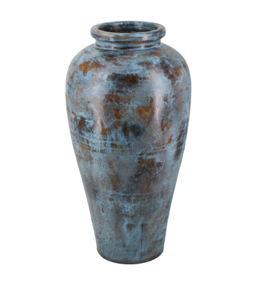 BIBI - VASE TERRAKOTTA BLAU 42 x 42 x 80