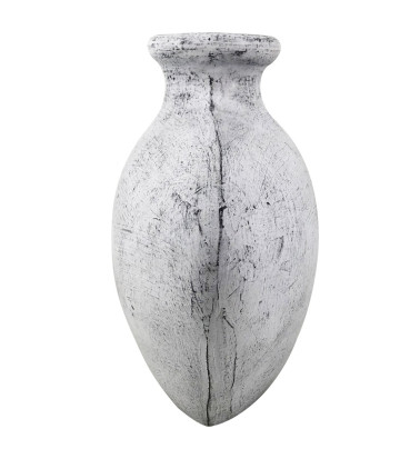 Bleached terracotta vase 50 x 20 x 38