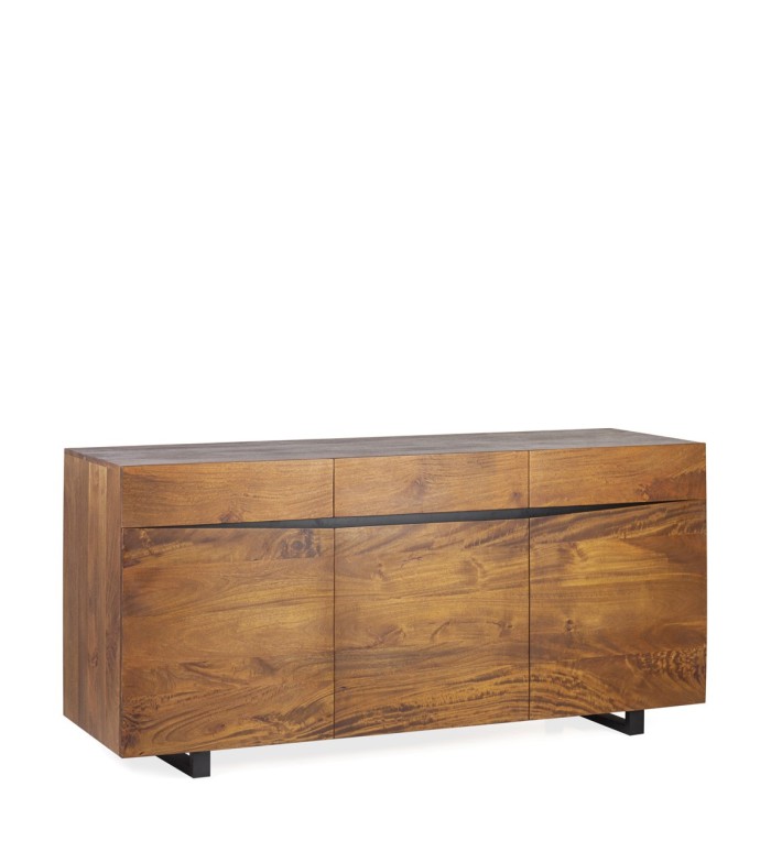 MUNICH - Madia in mango e ferro 180 x 50 x 85