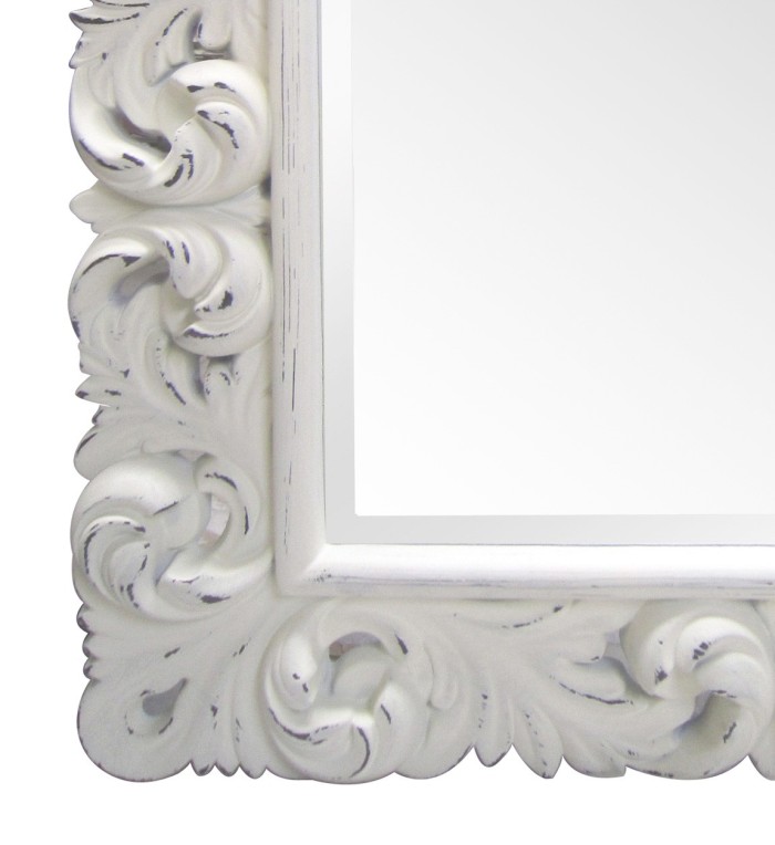 Half arch decorated mirror 90 x 120