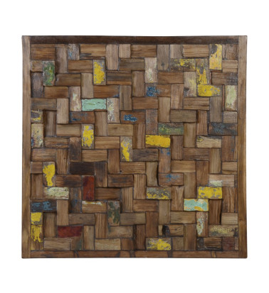 Panneau en bois marron 80 x 80