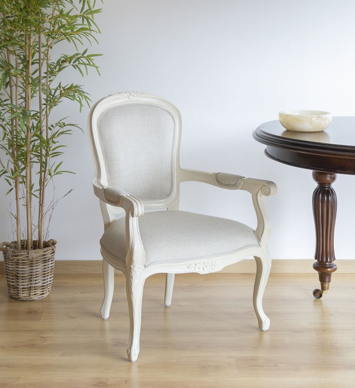 VINTAGE – Poltrona imbottita in mogano 66 x 60 x 96