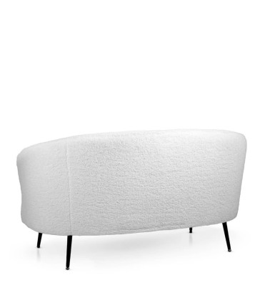 MIA - Sofa in iron and wool 141 x 71 x 77