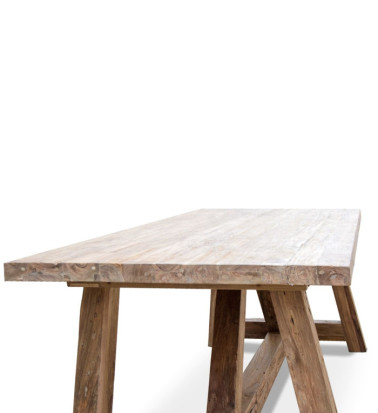 ORLANDO - Teak dining table 250 x 100 x 78