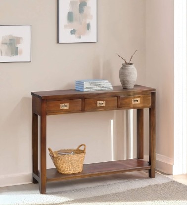 FLAMINGO - Mahogany console table 110 x 30 x 80