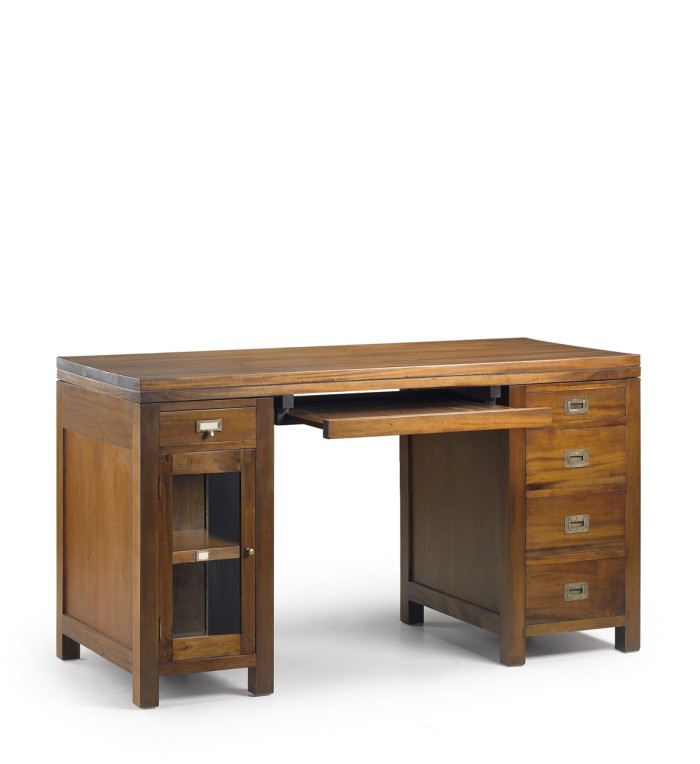 FLAMINGO - Bureau en acajou 140 x 60 x 78