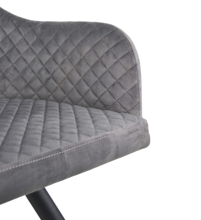 MELISSA - Fauteuil en fer et polyester 58 x 55 x 83