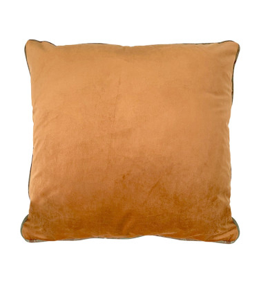 OSCAR - Orange colour polyester cushion 45 x45