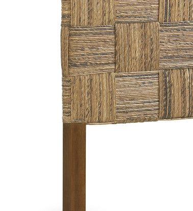 RATTAN - Testata in mindi e rattan 165 x 8 x 145