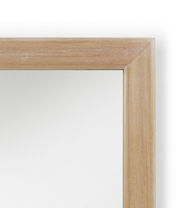 BROMO - Beige wood mirror 90 x 3 x 120