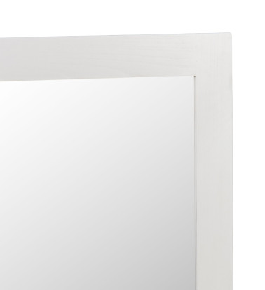 EVEREST - Miroir en bois blanc 90 x 110