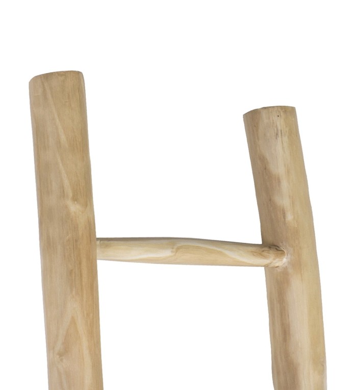 Teak ladder-shaped towel rack 45 x 6 x 150