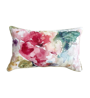 OLIVIA - Multicoloured long polyester cushion 30 x 50