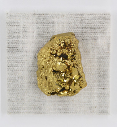 DIANA - Golden mineral wall picture 40 x 5 x 40