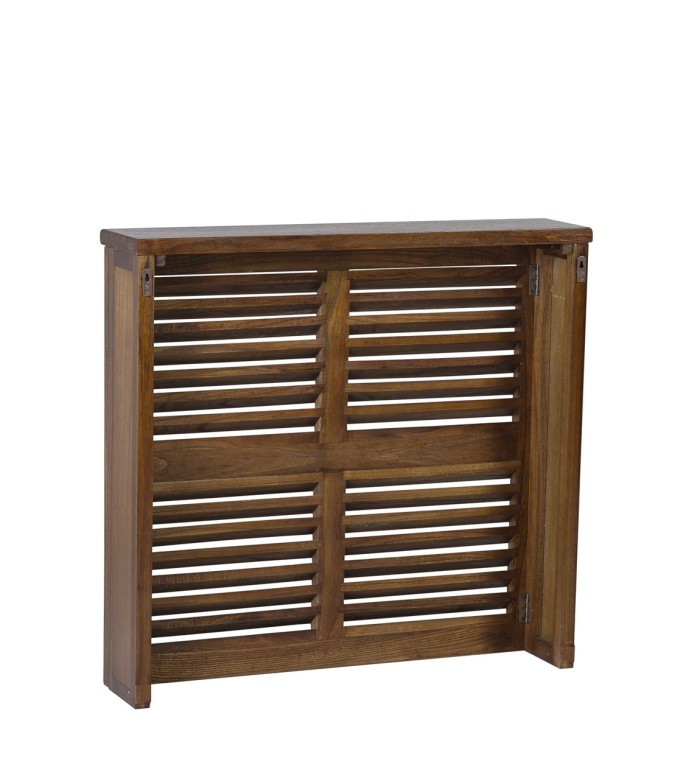 STAR - Cache-radiateur en mindi 80 x 17 x 75