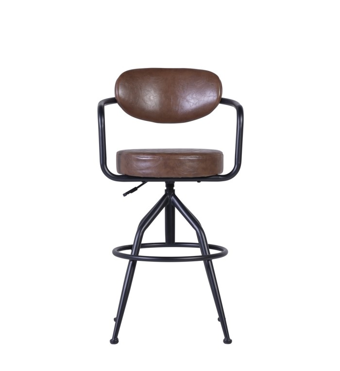 DETROIT - Fauteuil en fer 55 x 53 x 93-109